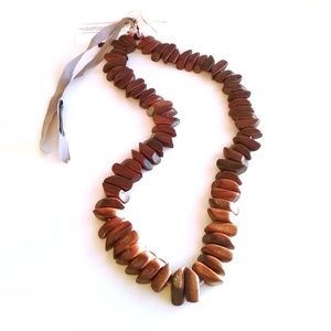 SOLD NWT Monique Péan CFDA Vogue Gap Wood Necklace